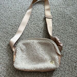 US Polo Assn Stylish Cream and Tan Women's Bag